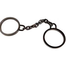 Shackles Rubber Accessory for Prisoner Convict Jail Fancy Dress