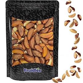 Fruidles Nueces De Brasil Crudas, Sin Ogm, Sin Gluten, Grasa Saludable, Alimentos De Emergancia, Alimentos De Supervivencia (2 Libras)