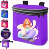 LUKIUP Mermaid Children's Handlebar Bag, Bicycle Bag with Inner Pocket,