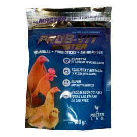 Prob-vit Master- Vitaminas, Probioticos, Aminoacidos 100 Gr