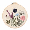 IUHUI Embroidery Kit for Beginners Adults - Thriving Flowers and
