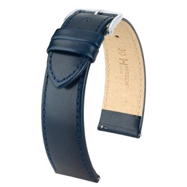HIRSCH Osiris Unisex Watch Strap Cowhide Leather 20 mm, Strap.