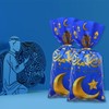 Eid Cellophane Treat Bags, 100 Pcs Ramadan Mubarak Plastic Candy