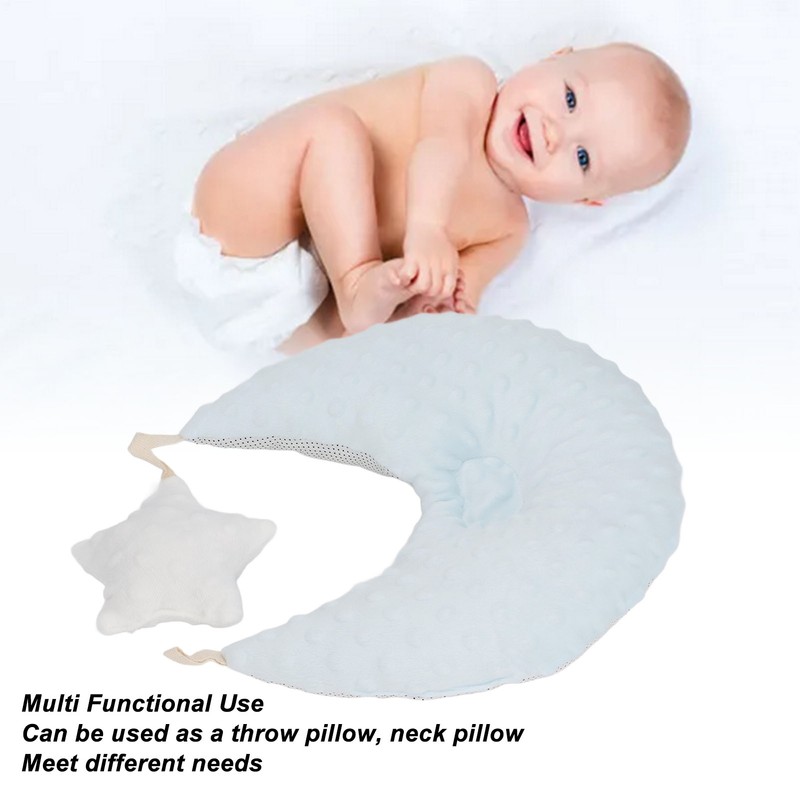 Baby Head Support Pillow Soft Lightweight Portable Infant Head Shaping