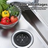 WELURE Garbage Disposal Rubber Drain Insert, 6x Garbage Disposal Cover,