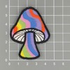 Mushroom Colourful Iron-On Patch, Iron-On Patch, Iron-On Patch, Appliqué Patch,