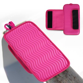 Hornet Watersports Dragon Boat Seat Pad with Secure Strap and Storage Pockets - IDBF Approved Dragon Boat Seat Cushion (Pink)