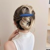 Pinzas Grandes Para El Cabello, Mate, De 10 Cm (4"),
