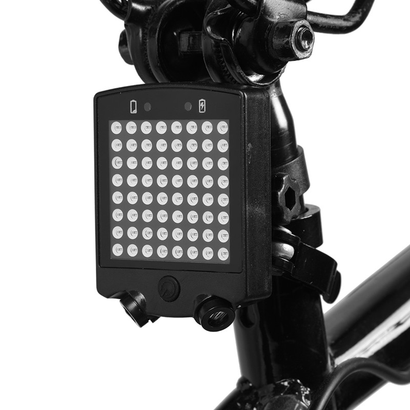 LED Bicycle Bike Turn Signals Rear Tail Warning Light USB