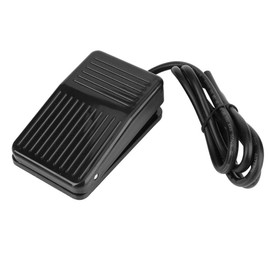 TFS - 01 Foot Control Switch 220 VAC 10 A Non-Slip Foot Switch Pedal Switch Pedal Momentary Foot Controller Black for Bench Drill, Hydraulic Press etc. (3.3 ft)
