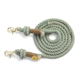 Pistachio Handmade Rope Leashes for Dogs Rope Cute Dog Braided Dog Cotton Handsfree Leash 7ft