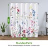 REZAYMRS Floral Shower Curtain with 12 Hooks, 72''x72'' Waterproof Polyester