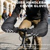 Relwears Bike Handlebar Covers Winter Waterproof Bicycle Gloves Warm