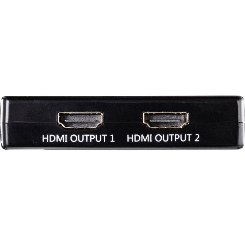 SpeaKa Professional SP-9443508 1+2 Port HDMI splitter Black