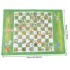60x45cm Ground Mat Snake Ladder Chess, Washable Folding NonWoven Fabrics