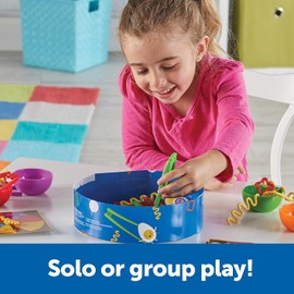 Learning Resources Noodle Knockout! Fine Motor Game,Fine Motor Skills Toys, 67 Pieces, Ages 4+