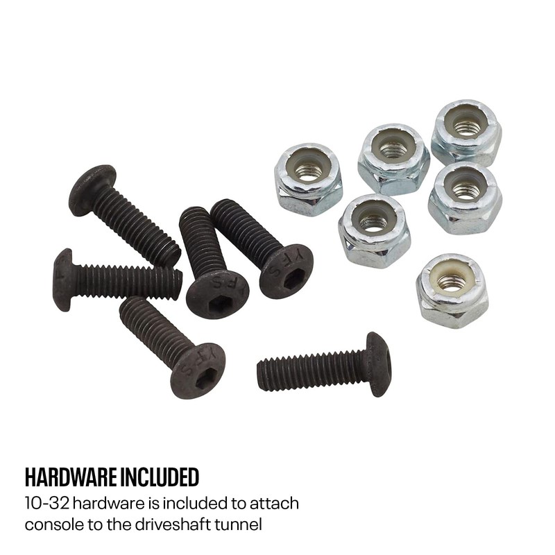 Fabricated Aluminum Race Car Center Console, Black Finish