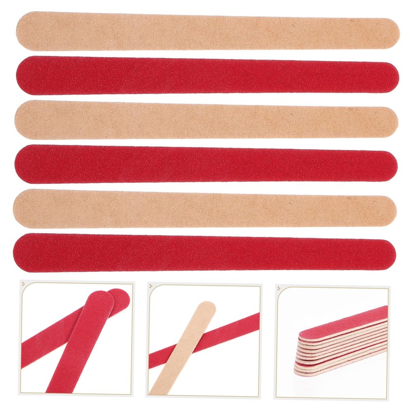 Operitacx 40pcs Polishing Sanding Sticks for Plastic Models Craft Accessory