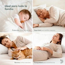 Dreamlab Pack Protector de Colchón y Protector de Almohada 100 Impermeables  Hipoalergénicos, Anti Acaros, Suaves, Silenciosos y Transpirables...     