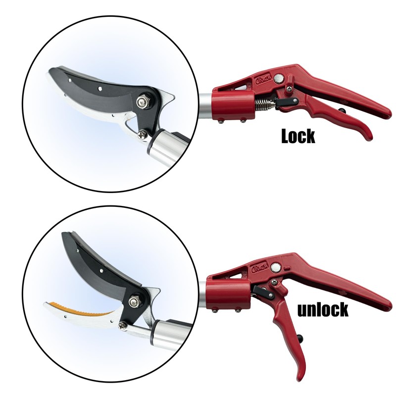 Heancare 4.6-10 Ft Tree Trimmers Long Handle Pruner with Long