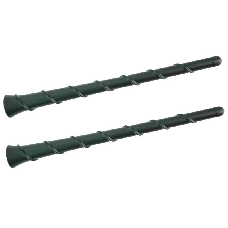 TEBOCR 8'' Harley Short Antenna Mast Spiral Antenna Flexible Rubber