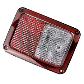 Riloer Tail Light, 1-Pack Car 12V Rear Bumper Lights, LED Indicator Tail Brake Lights, Compatible with Jeep Wrangler 2007-2017 55078147AC, 55078146AC (Rear Right)