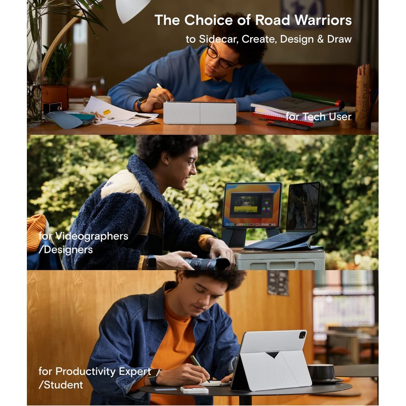 MOFT Tablet Case Compatible with Pro 12.9 in(4th/5th/6th Generation) Snap