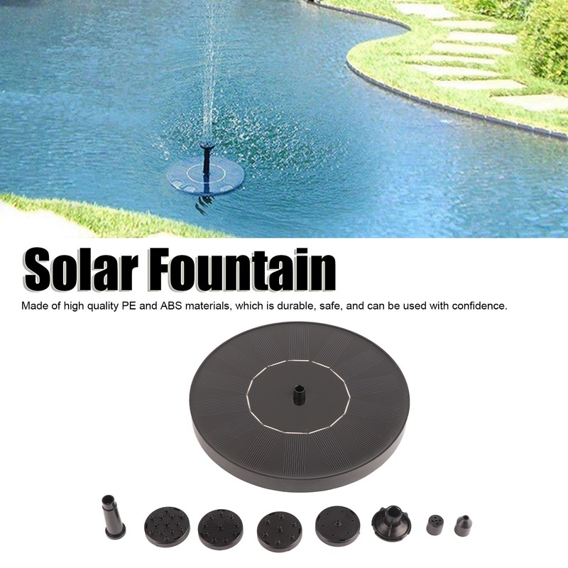 Solar Water Fountain Pump Garden Bird Bath Fountain Pump Solar
