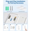 Remote Control Outlet, WILAWELS Wireless Light Switch, Removable Remote Light