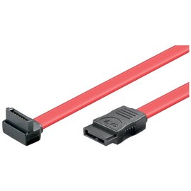 goobay Wentronic HDD S-ATA Kabel 1,5GBs/3GBs (S-ATA L-Type auf L-Type 90) 1m schwarz