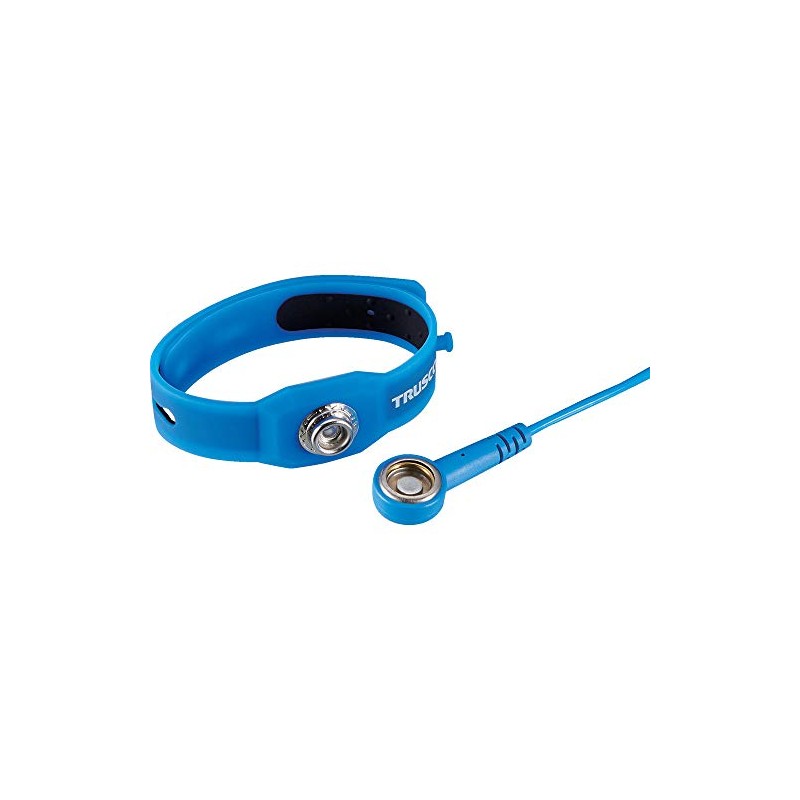TRUSCO CRWS-B Wrist Strap for Clean Rooms, Cord Effective Length