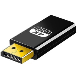 Leloco Displayport auf HDMI,4K DP auf HDMI Adapter, 4K60HZ, 4K30HZ, 2K120HZ, DP Stecker zu HDTV Buchse Adapter, Kompatibel für Projektoren, Monitoren, Desktops