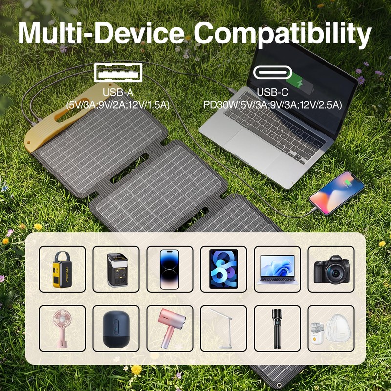 Jump 100 Portable Power Station with 40W Foldable Solar Panel