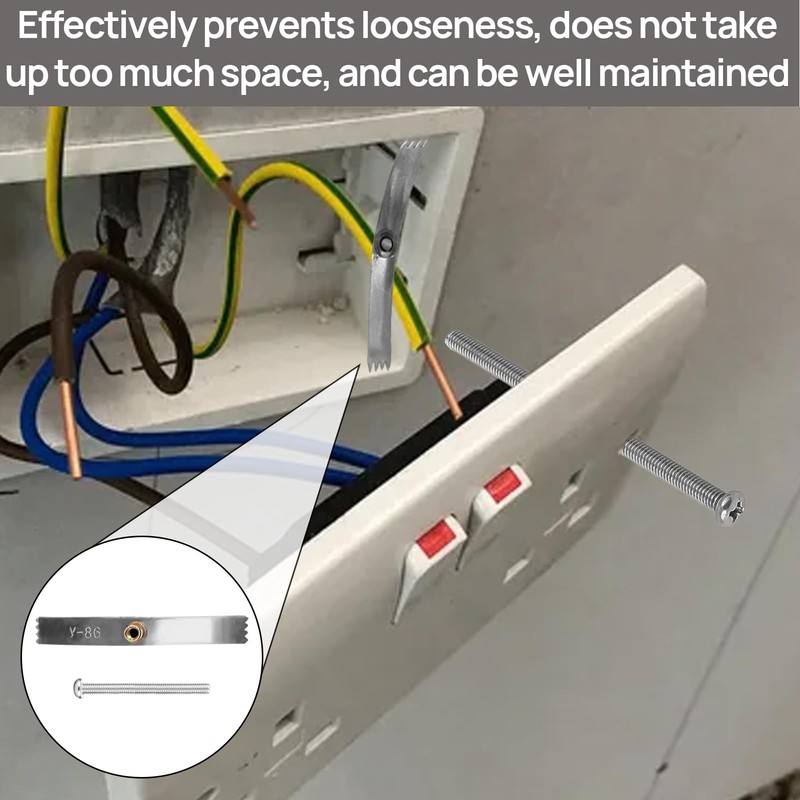 10PCS Back Box Repair Clip, Switch Socket Repair Kit, 86