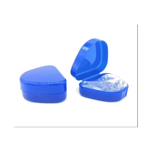 4 Stück Hochwertiger Zahnschutz mit Aufbewahrungsbox, Wiederverwendbare Beißschiene gegen Knirschen