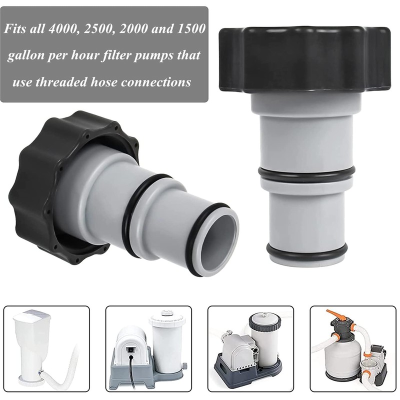 Taicols A Adapter for Pool, Replacement Hose Adapter for Pumps,