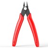 BOENFU Cable Tie Flush Cutter Small Wire Cutters 5 Inch