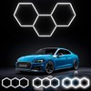 ALLYES KX Hexagon LED Garage Light, Dimmable Hex Shop Lights