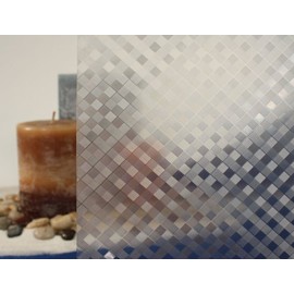 Clear Weave Static Cling Window Film, Adhesive Free, 36" Wide x 6.5 ft