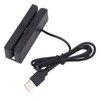 3 Track Magnetic Stripe Card Reader Bidirectional Manual USB Card