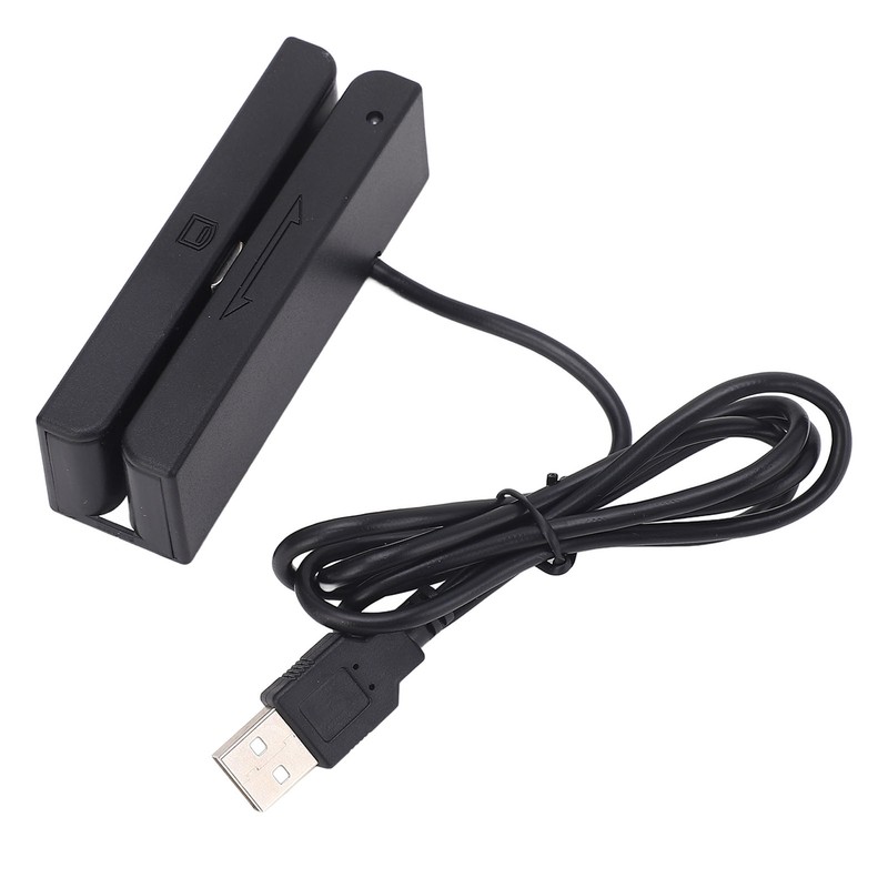 3 Track Magnetic Stripe Card Reader Bidirectional Manual USB Card