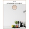 LUUK LIFESTYLE Modern Quartz Wall Clock in Scandinavian Design with