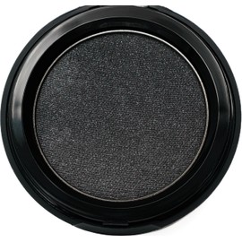 Pure Ziva Marcasite Shimmering Glitter Black Onyx Chrome Dark Grey Pressed Powder Single Vegan Eyeshadow; Talc, Paraben & Cruelty Free