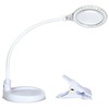Brightech LightView Pro Flex 2 in 1 Magnifying Desk Lamp,