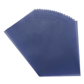MECCANIXITY Colored Vellum Paper, 20 Sheet Deep Blue Transparency 8.5 x 11 Printable Vellum Paper, Translucent Vellum Sheets for Printing Wedding Invitations Ink Jet Laser Printer