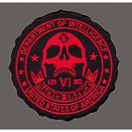 DEPARTMENT OF DEFENSE SACRED SILENCE INTELLIGENCE 3.5 INCH HOOK PATCH