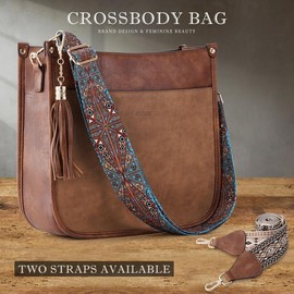 4053 Women's Elegant Crossbody Bag For Women Leather Hobo Handbag Wallet Set With 2count Adjustable Guitar Leopard Strap hkclufbag crossbody purses 2025:_deepyellow