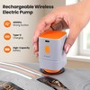 LEAFORY Travel Vacuum Storage Bags with Cordless Rechargeable Electric Pump,