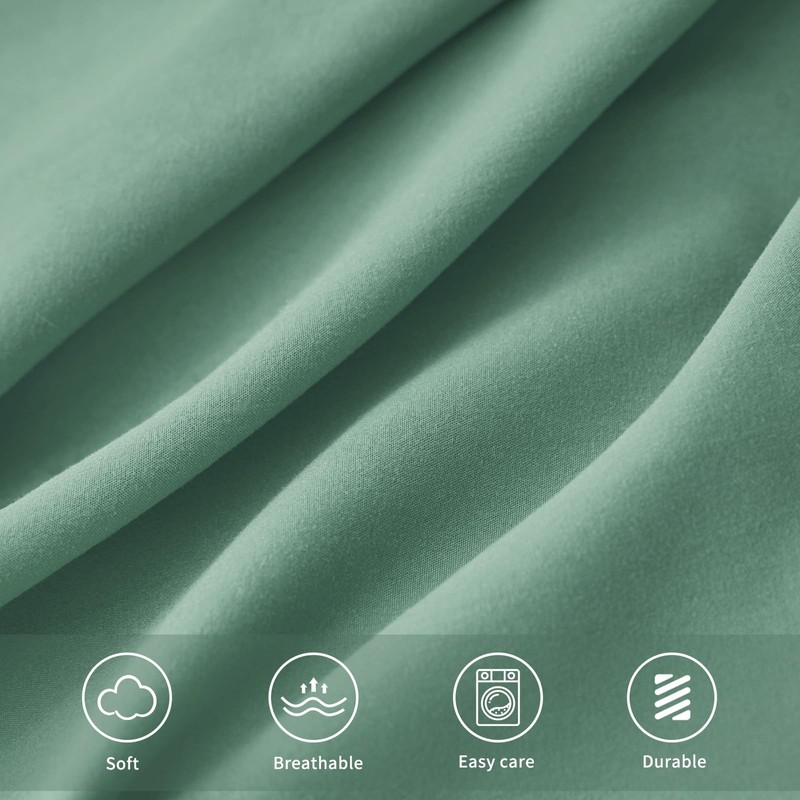 Tifschlaf Pillow Cases 2 Pack - Sage Green Pillowcases Pack