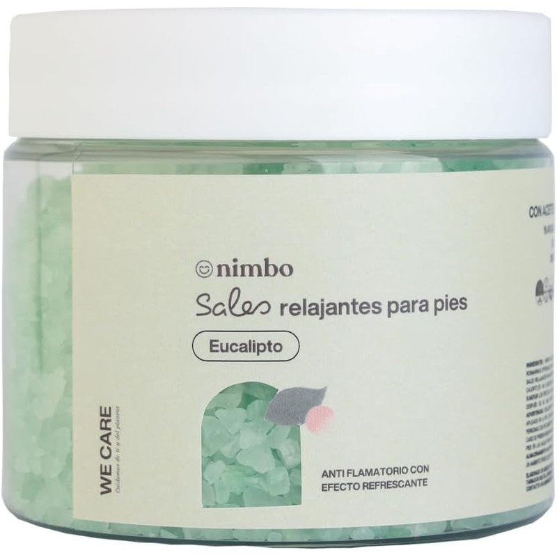 NIMBO. Sales para spa de pies con aceites esenciales. Relajan,